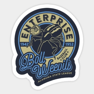 Enterprise Boll Weevils Sticker